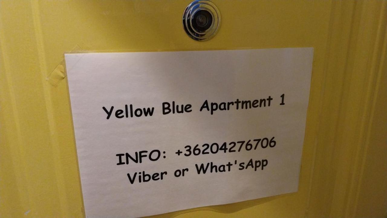 Yellow Blue Apartment Budapest Bagian luar foto