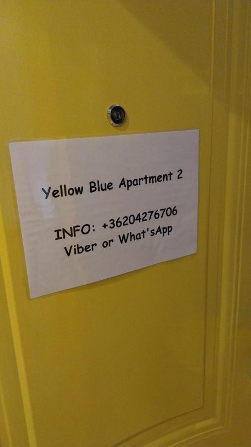 Yellow Blue Apartment Budapest Bagian luar foto